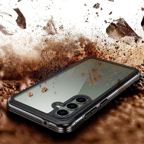 Case for Samsung Galaxy S23 FE, Shockproof, with film, black
