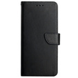 Flip case for Realme C67, Split Leather Wallet, black