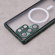 Magnetic Dual Glass MagSafe case for Samsung Galaxy S23 Ultra, green