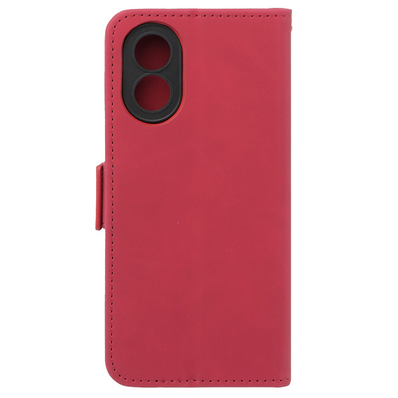 Flip case for Oppo A38 4G / Oppo A18 4G, Card Slot, red
