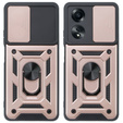 Case for Oppo A58 4G, CamShield Slide, pink rose gold