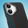 MagSafe's iPhone 16 Plus Case, Carbon Fiber, black / blue