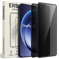 ERBORD Anti-Spy privacy tempered glass (2 pcs.) for OnePlus 15