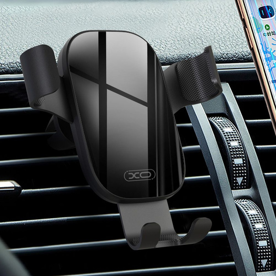 Car gravity mount XO C37 for the grille for smartphones (width 5.5-8.5 cm)