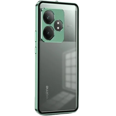 Case for Realme GT 6 / 6T, Frame Case, green