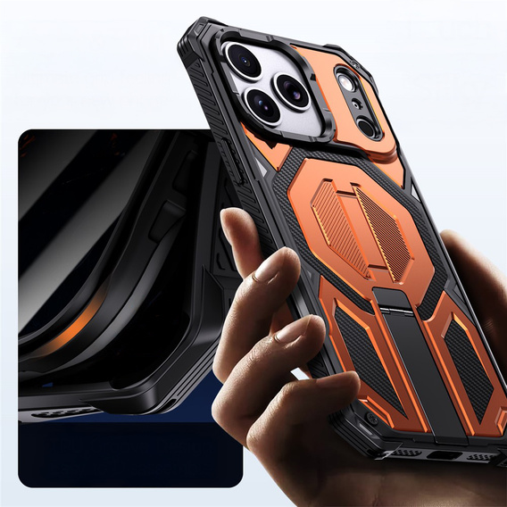 MagSafe-compatible protective case with stand for iPhone 17 Pro Max