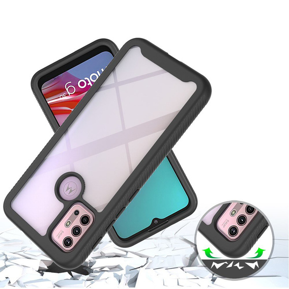 Case for Motorola Moto G10 / G20 / G30, Shockproof, with film, blue