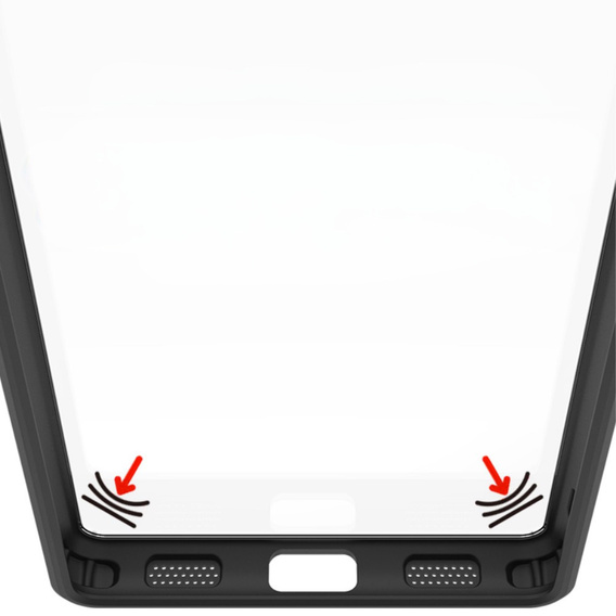 IMAK Case for ASUS ROG Phone 8 Pro, UX-9A Series, transparent / black