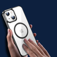 Case for iPhone 14 Plus, ERBORD Hybrid MagSafe Case, black