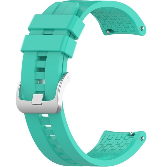22mm Silicone strap with buckle for Huawei Watch GT / Watch GT2 - White