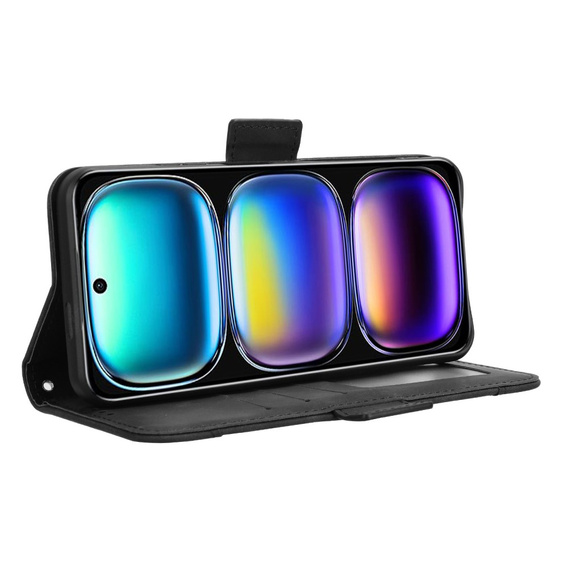 Flip case for Infinix Hot 50i 4G, Card Slot, black