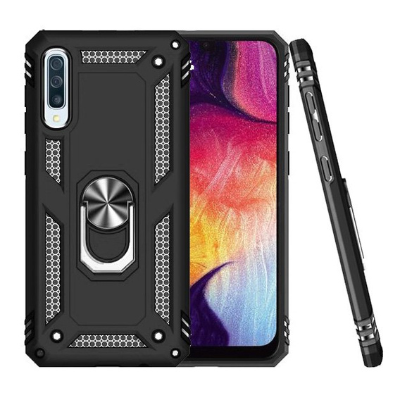 Armor Case for Samsung Galaxy A50 / A30s, Nox Case Ring, black