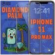 Diamond Palm Tempered Glass for iPhone 11 Pro Max