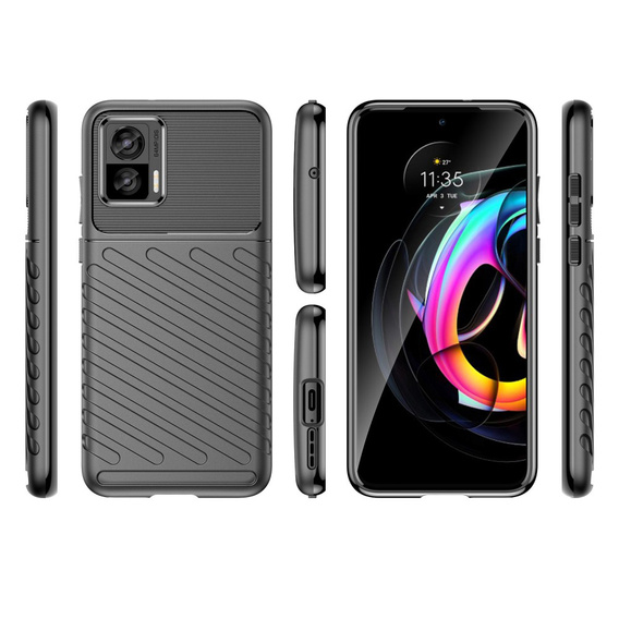 Case for Motorola Edge 30 Neo 5G, Thunder, black