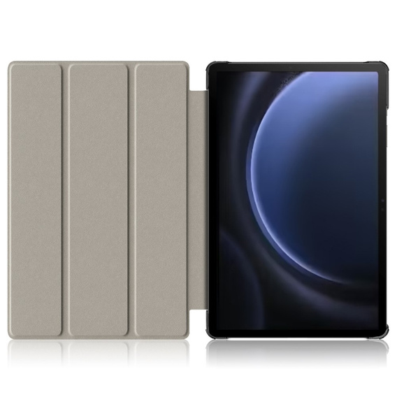 Case for Samsung Galaxy Tab S9 FE+ Plus, Smartcase with stylus space, grey