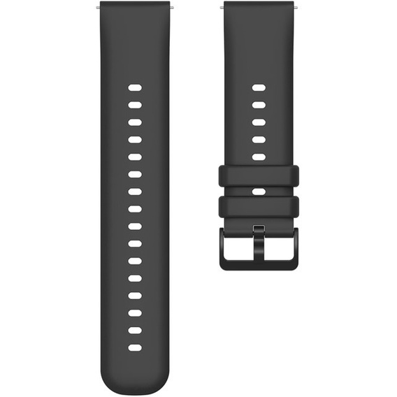Silicone strap for Huawei Watch GT Runner / GT 3 46mm, Black