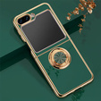 Case for Samsung Galaxy Z Flip 5 5G, Electro Ring, green
