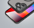 Case for iPhone 17, for MagSafe, with camera protection, tinted with black border