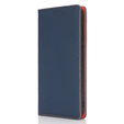 Flip case for Samsung Galaxy S25+ Plus, Litchi Skin Grain, dark blue