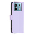 Flip case for Xiaomi Redmi Note 13 Pro 4G / Xiaomi Redmi Note 14S / Xiaomi Poco M6 Pro 4G, BINFEN Wallet, purple