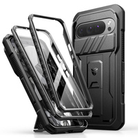 Armored case for Google Pixel 9 Pro, Dexnor Full Body (Two Frames), black