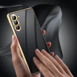 Case for Samsung Galaxy S23, Magnetic Dual Glass, gold