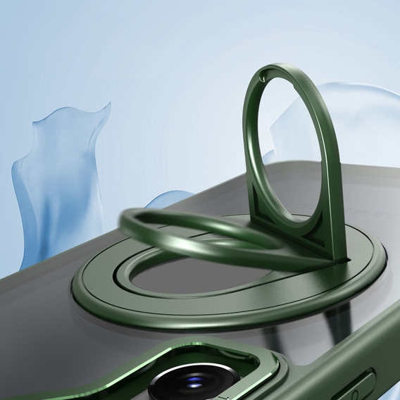 Case for Samsung Galaxy S23 FE, Military Magnet, for MagSafe, green