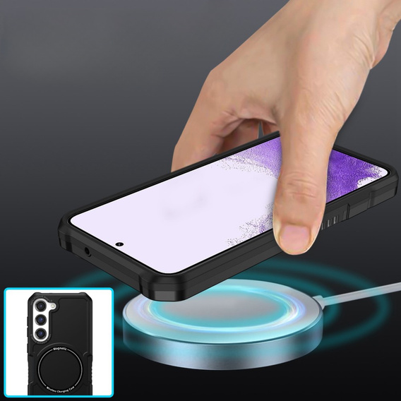 Case for Samsung Galaxy S23 Plus, Protective MagSafe, black