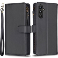 Flip case for Samsung Galaxy A25 5G, Wallet Zipper Pocket, black