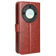 Flip case for Honor Magic 5 Lite, Crazy Horse Wallet, brown