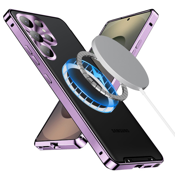 Camera Protection Case for Samsung Galaxy S25 Ultra, CamShield MagSafe, purple