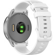 Silicone strap for 18mm do Garmin Vivomove 3S / Vivoactive 4S, White
