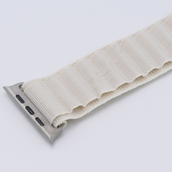 Nylon Strap for Apple Watch 1/2/3/4/5/6/7/8/SE/ULTRA 42/44/45/49mm, Beige