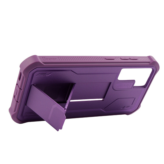 Armored case for Samsung Galaxy S21 FE, Dexnor Full Body, purple