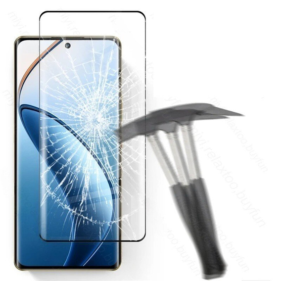 3D Tempered Glass for Realme 12 Pro 5G / 12 Pro+ 5G, black