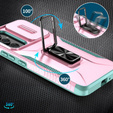 Armored case for Samsung Galaxy A54 5G, armored Slide Ring, pink