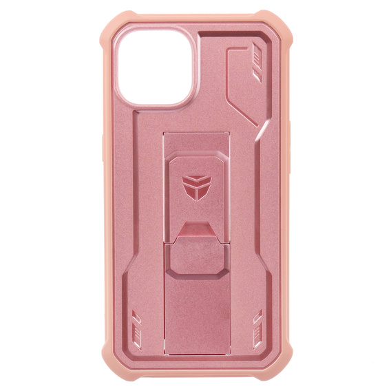 Armored case for iPhone 13 / 14, Dexnor Full Body, pink rose gold