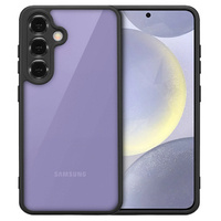 Case for Samsung Galaxy S24+ Plus, Fusion Hybrid, with camera protection, transparent / black