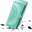 Flip case for Infinix Hot 40i, Mandala, green