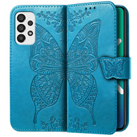 Flip case for Samsung Galaxy A33 5G, Butterfly, blue