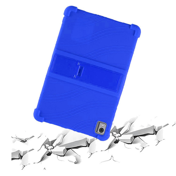 Silicone case for Nokia T21, Impact, armor, blue