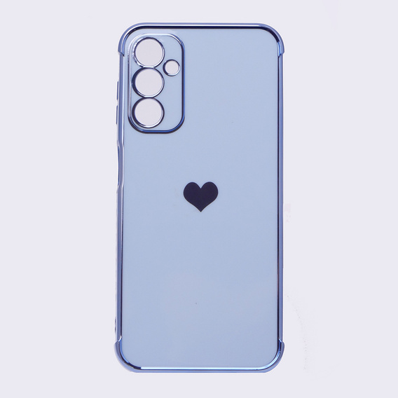 Case for Samsung Galaxy A14 4G/5G, Electro heart, blue