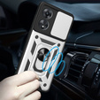 Case for Oppo A78 5G, CamShield Slide, silver