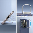 Case for iPhone 15 Pro, Frame Kickstand, for MagSafe, Sand Blue