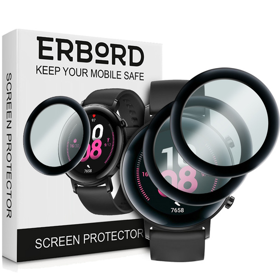 2x ERBORD Hybrid Glass for Huawei Watch GT 2 42MM