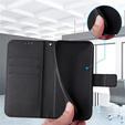 Flip case for Samsung Galaxy M55 5G, Wallet Smart Magnet, black