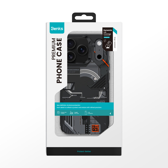 BENKS Dynamic Magnetic Mecha Case (D069) for iPhone 17 Pro