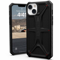 Case Urban Armor Gear for iPhone 14 Plus, Monarch, Kevlar black