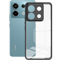 IMAK Case for Xiaomi Redmi Note 13 Pro 5G, UX-9A Series, transparent / black