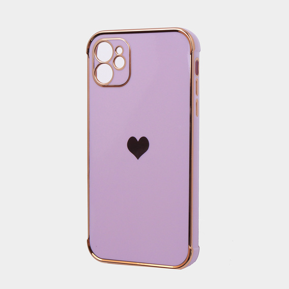 Case for Apple iPhone 11, Electro heart, purple